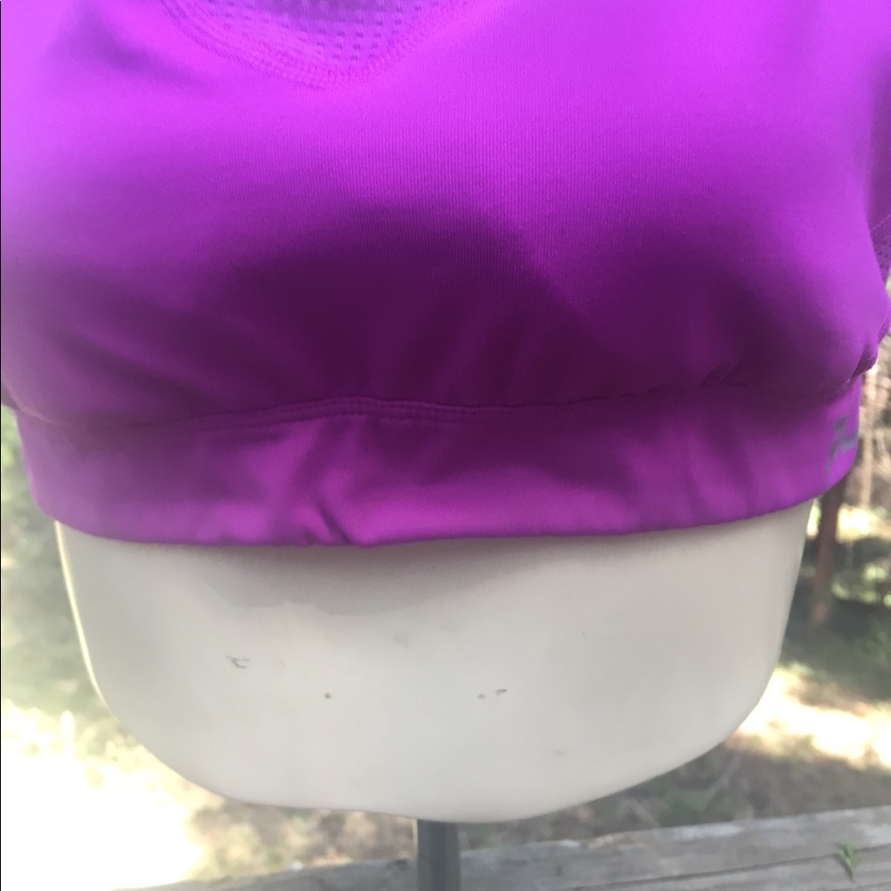 Fila spandex  racerback sports bra in raspberry,free shipping always - Picture 6 of 11